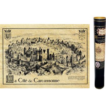 Gravue ancienne Carcassonne