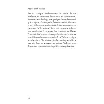 Adorno en 60 minutes