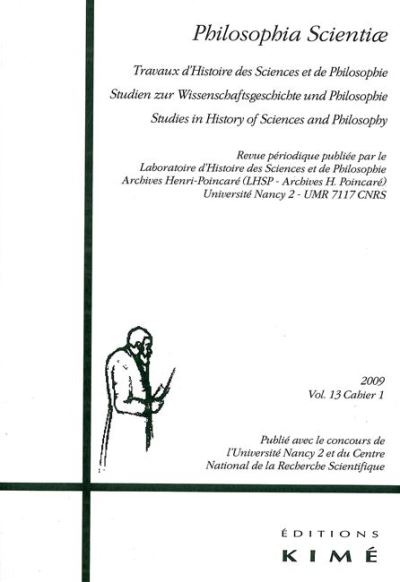 Philosophia scientiae n°13-1