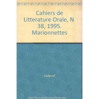 Cahiers de littérature orale