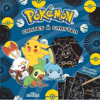Pokémon - Cartes à gratter Pikachu et les starters de Galar