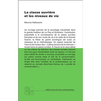 La classe ouvrière et les niveaux de vie