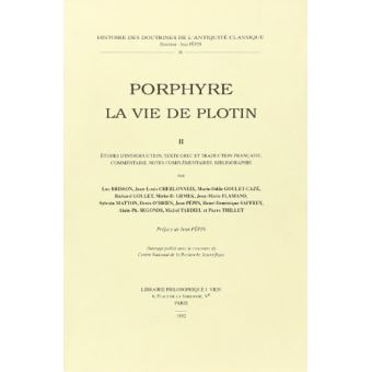 La vie de Plotin II
