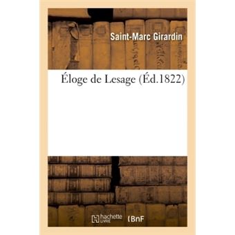 Éloge de Lesage