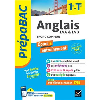 Prépabac Anglais 1re/Tle - Bac 2024