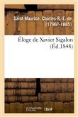 Éloge de Xavier Sigalon