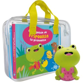 Mon premier livre de bain - la baignade de fripouille la grenouille (coll. mon premier livre de bain