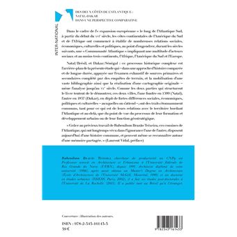 Des deux côtés de l'Atlantique : Natal-Dakar dans une perspective comparative