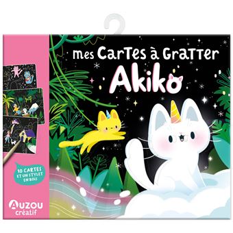 Ma pochette d'artiste - mes cartes à gratter akiko