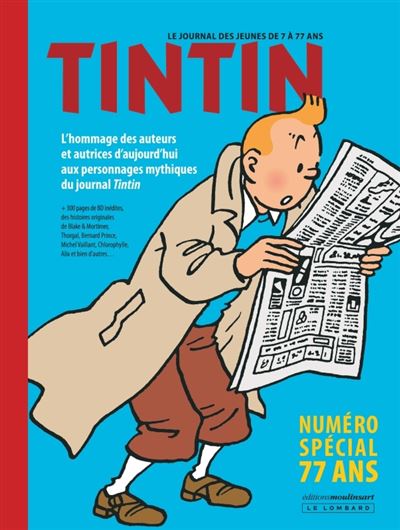 Tintin : le journal - Page 5 Journal-Tintin-special-77-ans-Edition-speciale
