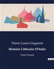 Histoire Littéraire D'italie