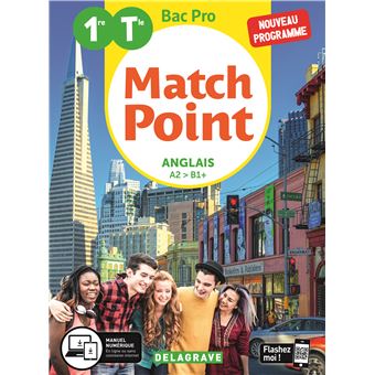 Match Point Anglais 1re, Tle Bac Pro (2020) - Pochette élève