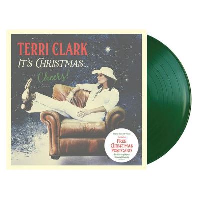 It's Christmas Cheers Vinyle Vert