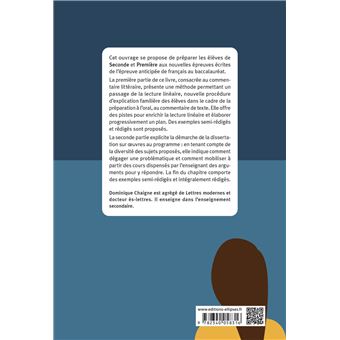 La méthodologie du commentaire de texte et de la dissertation. Français. Seconde, Première