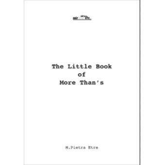 Little book of more than's