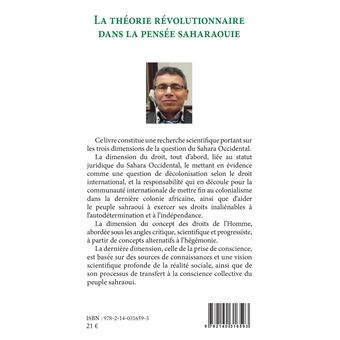 La théorie révolutionnaire dans la pensée saharaouie