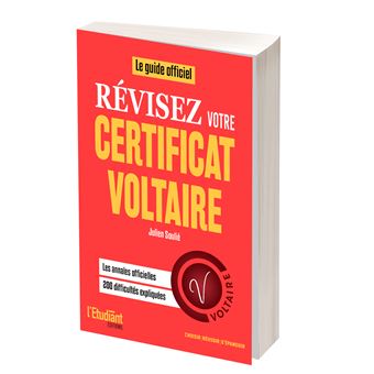 Révisez votre certificat Voltaire !