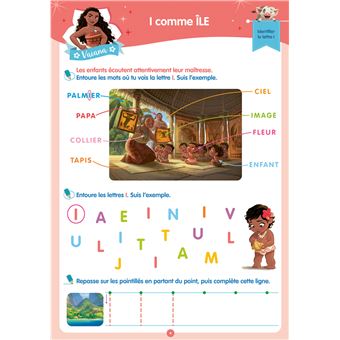 Disney - Princesses - De la Petite à la Moyenne Section - Cahier de vacances 2023