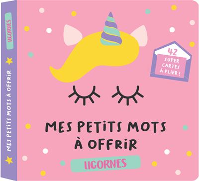 Mes petits mots a offrir licornes