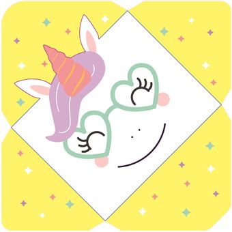 Mes petits mots à offrir Licornes