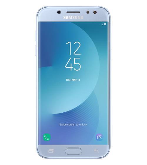 Samsung Galaxy J5 (2017) Dual Sim - 4G smartphone - double SIM - RAM 2 Go / Mémoire interne 16 Go - microSD slot - écran OEL - 5.2 - 1280 x 720 pixels - rear camera 13 MP - front camera 13 MP - argent bleu