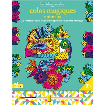 Colos magiques animaux - bloc avec pinceau à eau