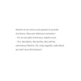 Martine, mes premières histoires - Une journée à la ferme