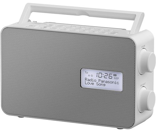 Panasonic Panasonic-Rf-D30Bt - Radio Portative Dab - 2 Watt - Blanc