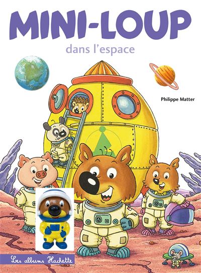 Mini-Loup dans l'espace + 1 figurine : Mini-Loup cosmonaute