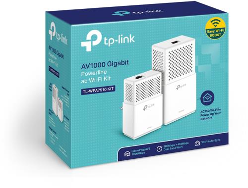 Tp-Link Tl-Wpa7510 Kit - Wifi Powerline - 2 Stuks - Nl