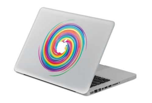 Destroy Pop MacBook 13/15 Sticker Spiraal