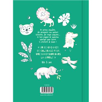 Mon beau cahier de coloriage : jungle