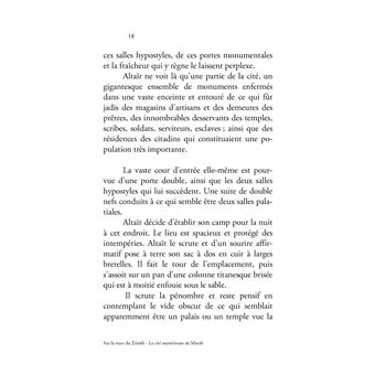 Sur la trace du Zénith - La cité mystérieuse de Marab