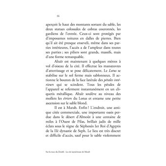 Sur la trace du Zénith - La cité mystérieuse de Marab