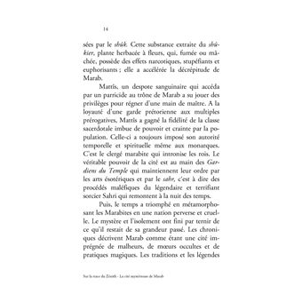 Sur la trace du Zénith - La cité mystérieuse de Marab