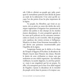 Sur la trace du Zénith - La cité mystérieuse de Marab