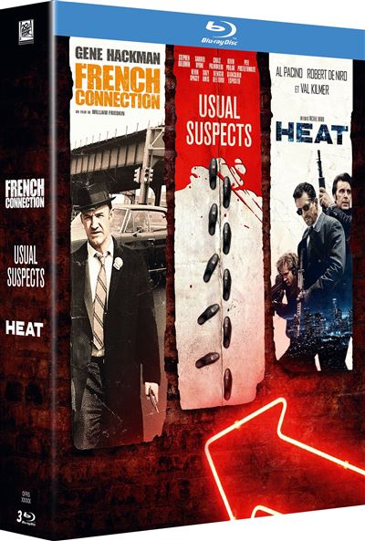 Coffret French Connection Heat Usual Suspects Blu-ray
