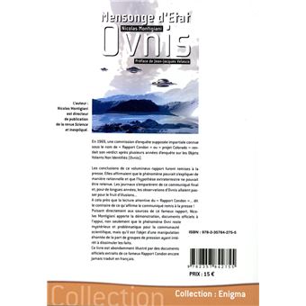 Ovnis - Mensonge d'Etat