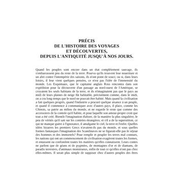 Abrégé de l'histoire générale des voyages