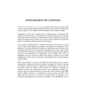 Abrégé de l'histoire générale des voyages