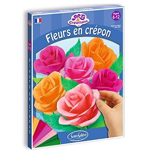 ART & CRÉATION - FLEURS & MOULINS - FLEURS EN CRÉPON