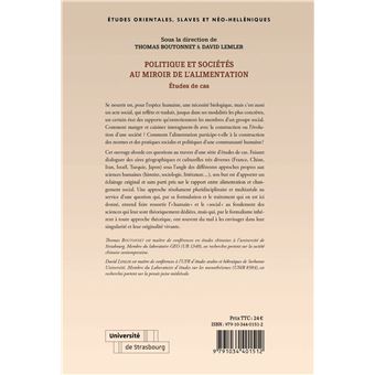 Politique et sociétés au miroir de l’alimentation