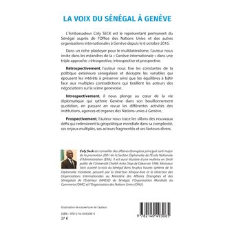 La voix du Sénégal à Genève