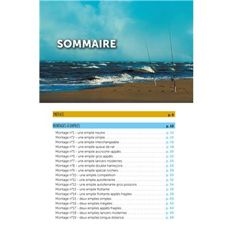 Tout savoir sur le Surfcasting - 60 montages essentiels
