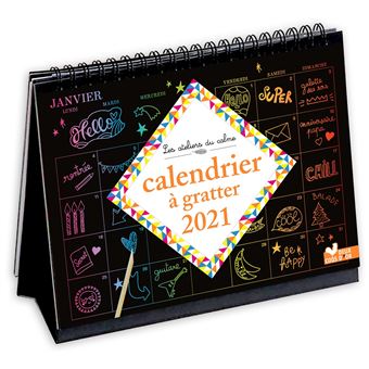 Calendrier à gratter 2021