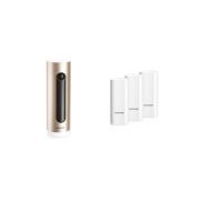 Caméra Connectée Netatmo Welcome Reconnaissance Faciale + Pack de 3 détecteurs d'ouverture de portes et fenêtres