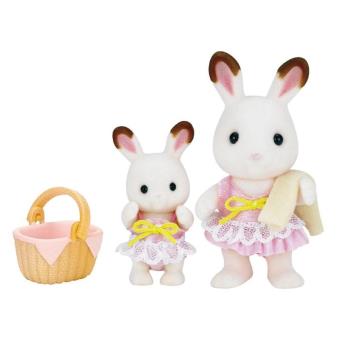 Sylvanian Families - 5806 - Coucher des sœurs lapin Chocolat Sylvanian Families : King Jouet Belgique, Figurines Sylvanian Families