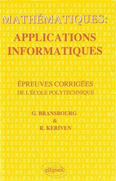 Math A L'x Applic.inform. Applications Informatiques épreuves Corrigées ...