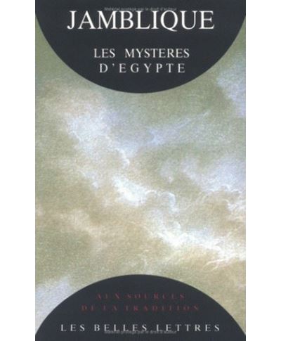 Jamblique les mysteres d'egypte