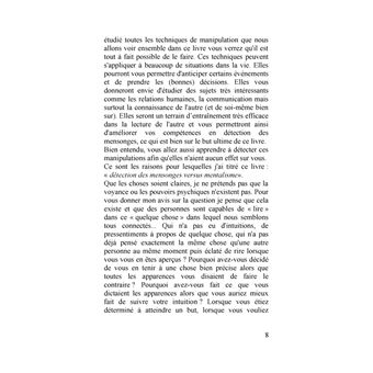 Detection des mensonges vs mentalisme